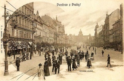 pohlednice stará Praha