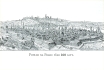 XXXI - Pohled na stověžatou Prahu kolem roku 1800 z výšin královských Vinohrad dle staré rytiny