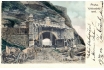 Práce na výstavbě Vyšehradského tunelu v roce 1904 , zaslal Václav Moudrý